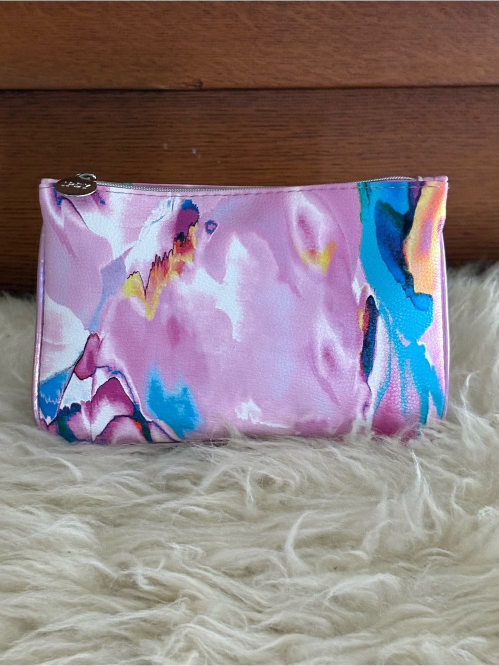 ipsy Glam Bag ‘Futuristic Tie Dye’ July 2025 Cosmetic Bag